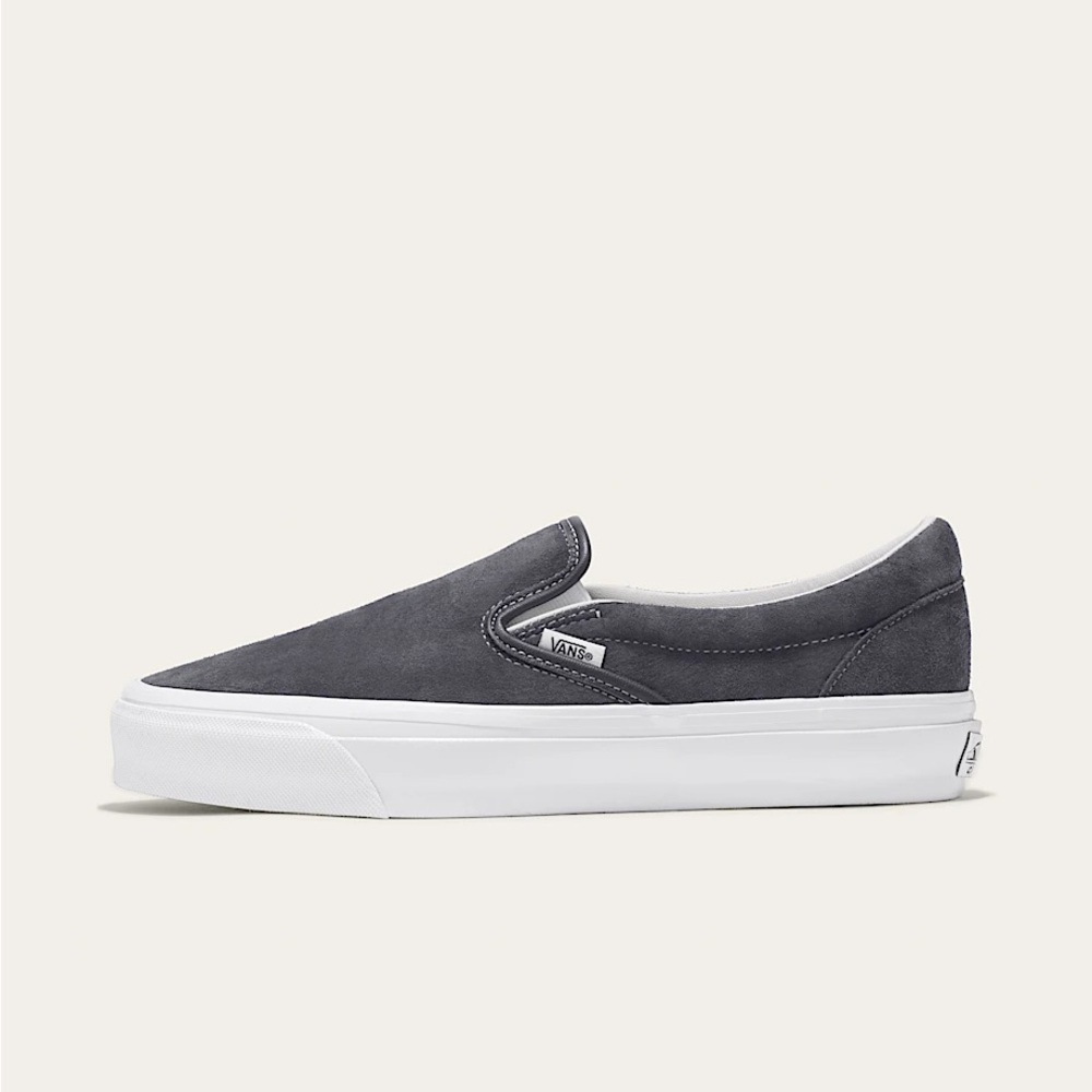 Vans Men's Gray Slip-On Shoes